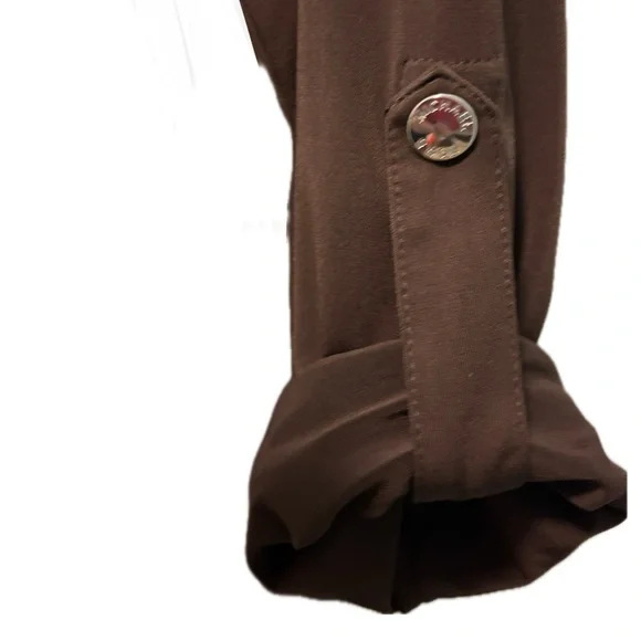 Michael Kors Dark Brown Long Sleeve Dress - Picture 8 of 11